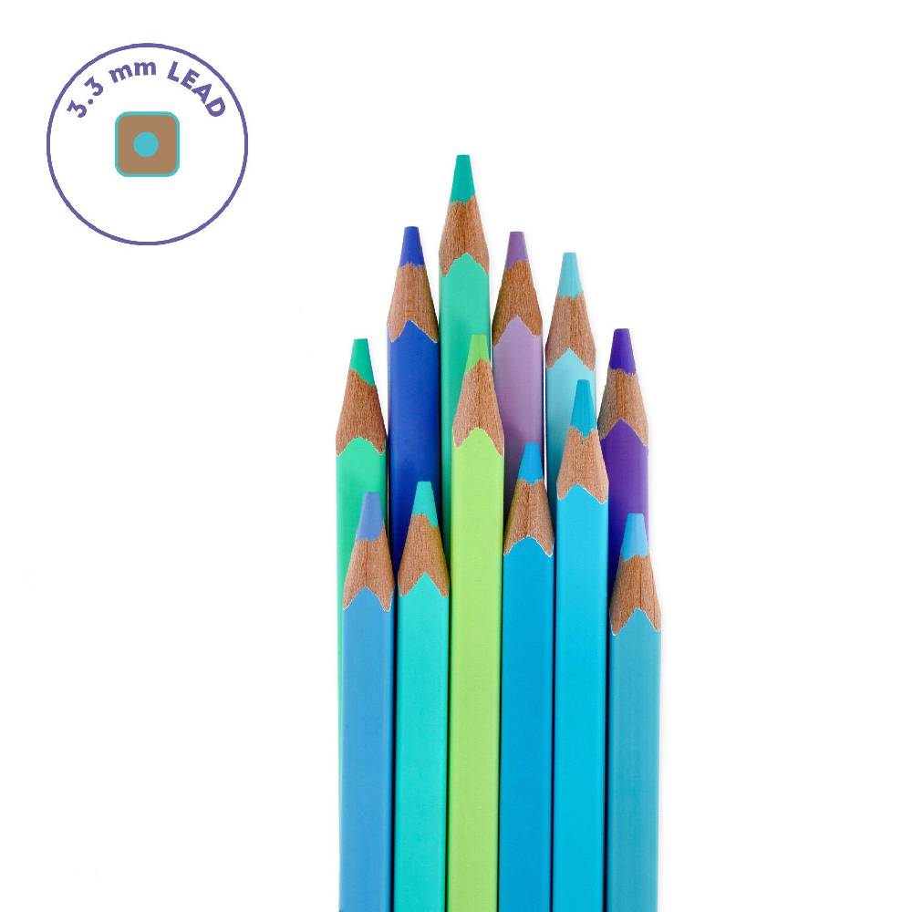 Legami Set di 12 Matite Colorate - Live Colorfully Presa