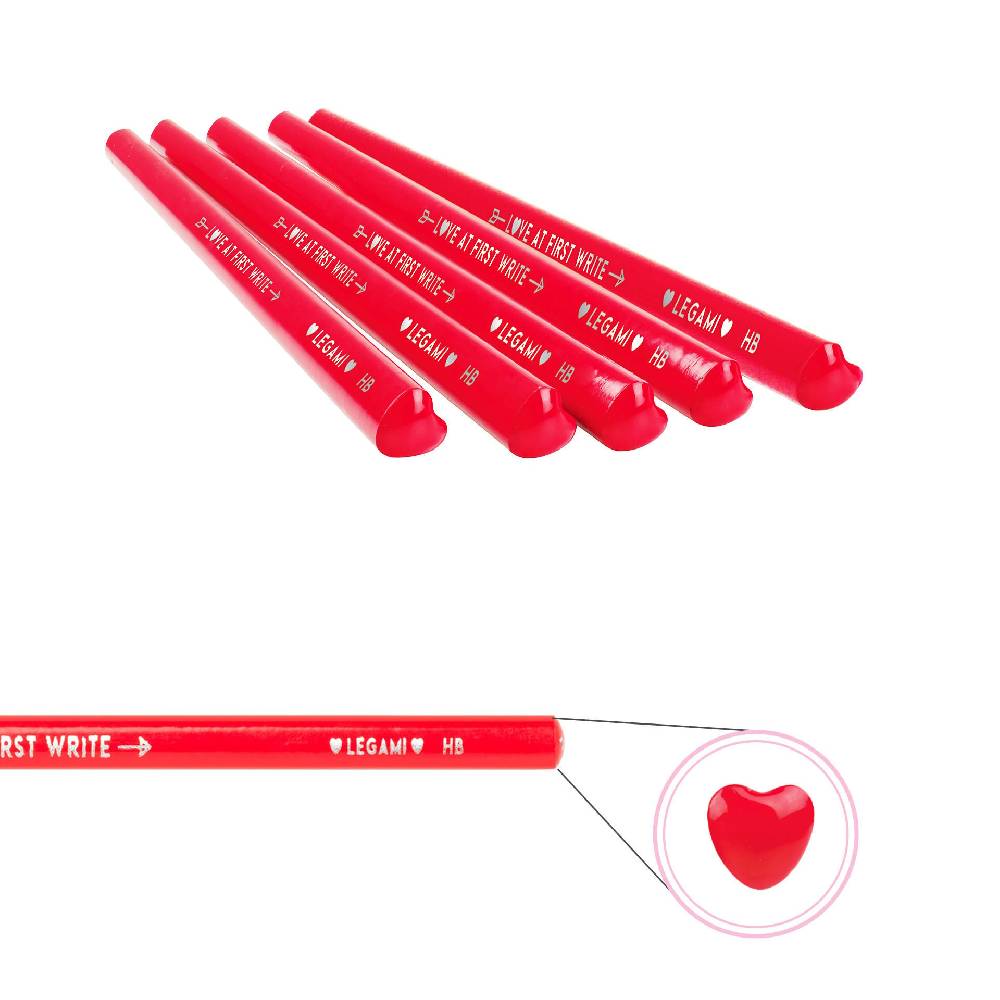 Legami Matita a Forma di Cuore - Love at First Write Sconto
