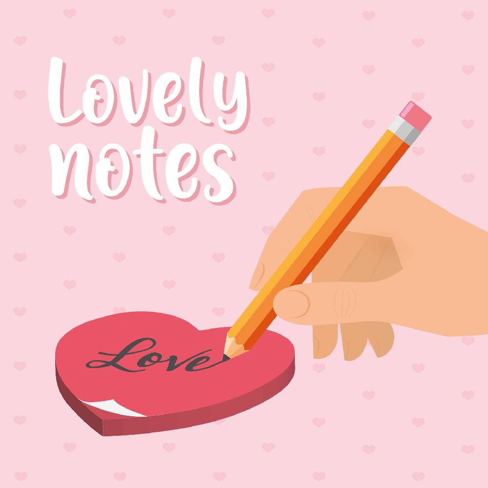 Legami Blocchetto Note Adesivo - Lovely Notes Latest stili