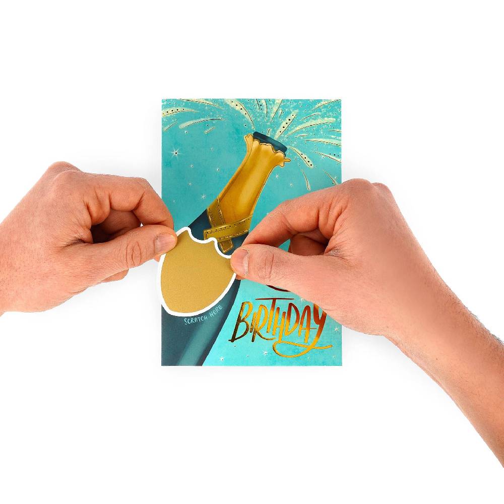 Legami Biglietto di Auguri Gratta e Scopri - Bottle Presa