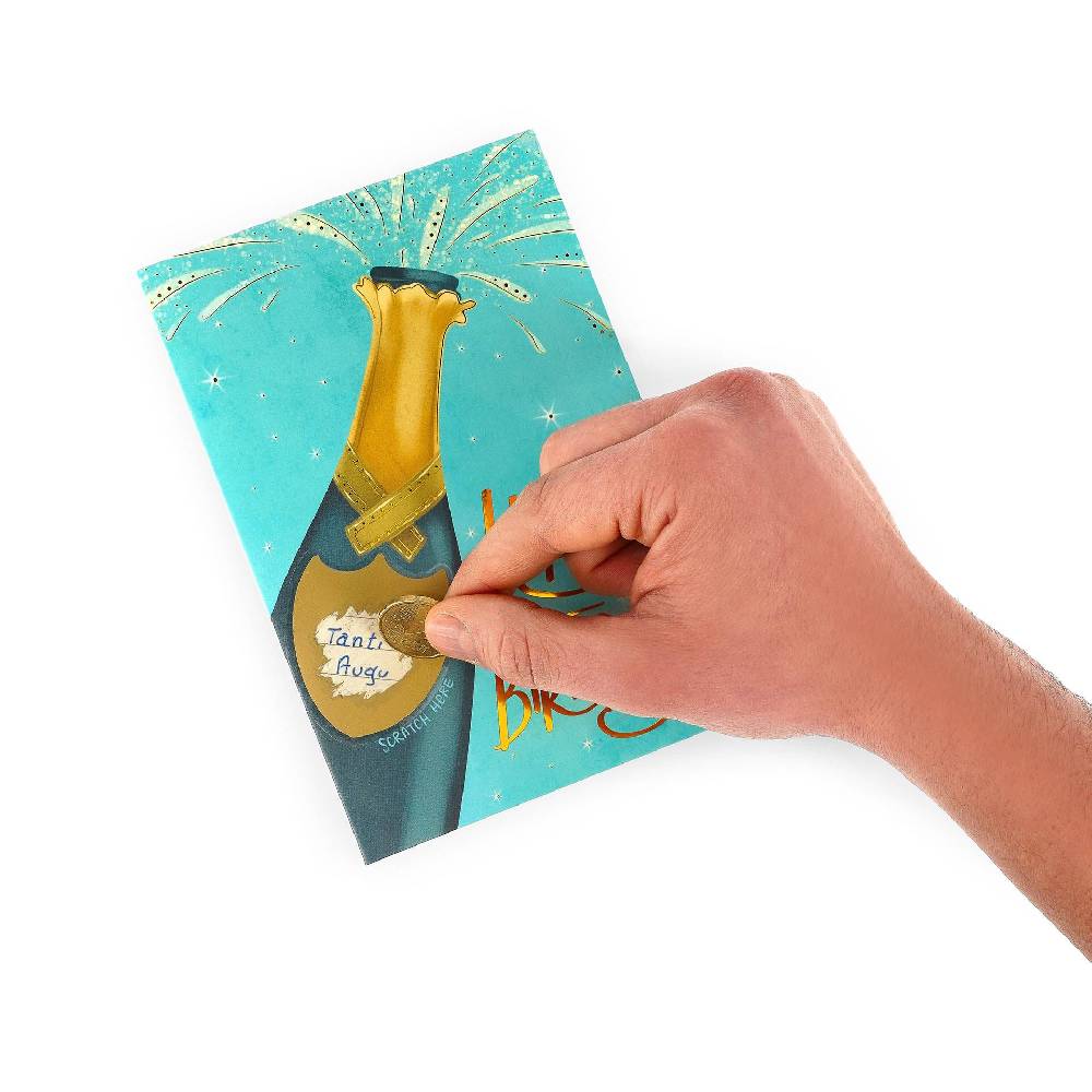 Legami Biglietto di Auguri Gratta e Scopri - Bottle Presa