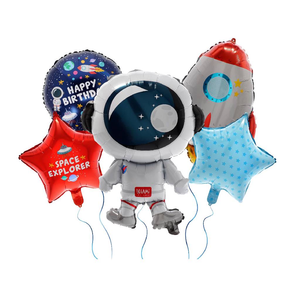 Legami Set di 5 Palloncini per Festa di Compleanno - Let's Party