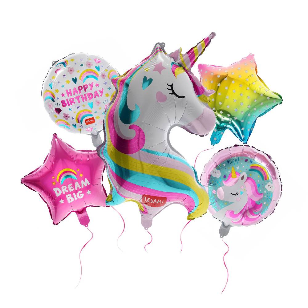 Legami Set di 5 Palloncini per Festa di Compleanno - Let's Party Solo un giorno rimasto