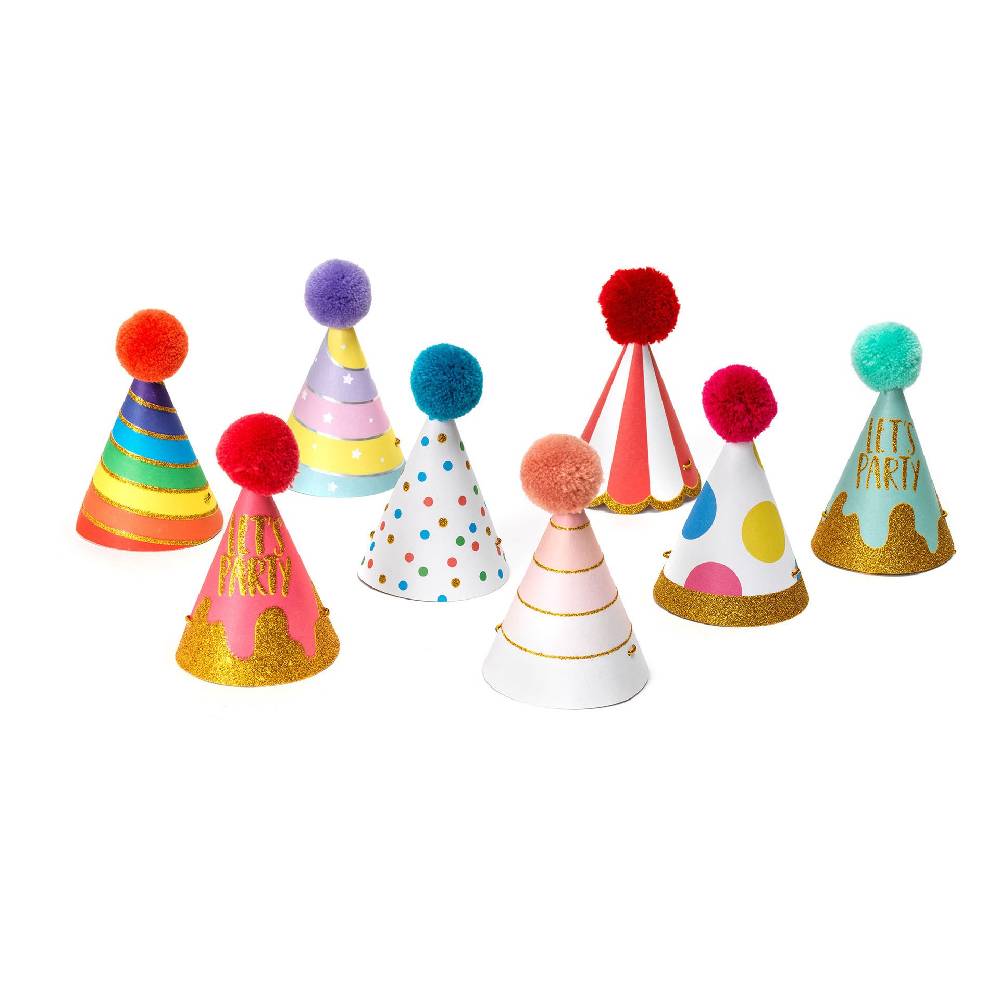 Legami Set di 8 Cappellini da Festa - The Party Is On Super sconto
