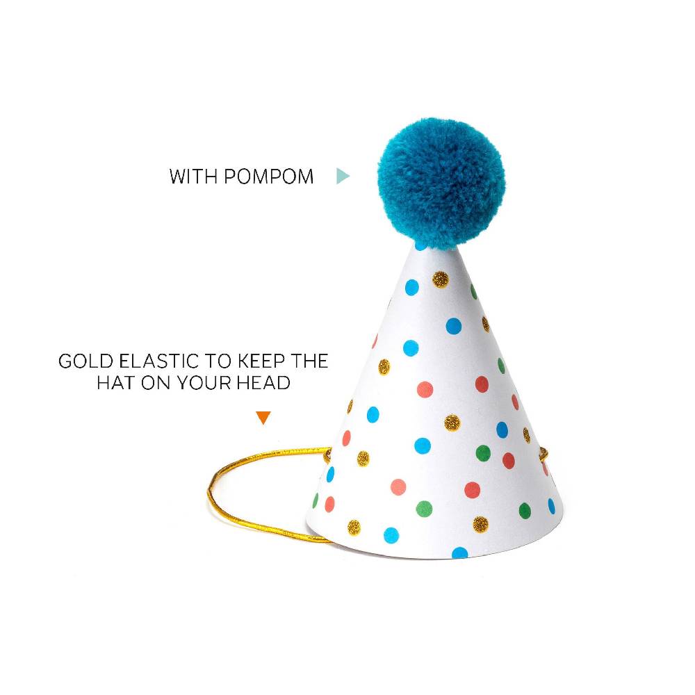 Legami Set di 8 Cappellini da Festa - The Party Is On Super sconto