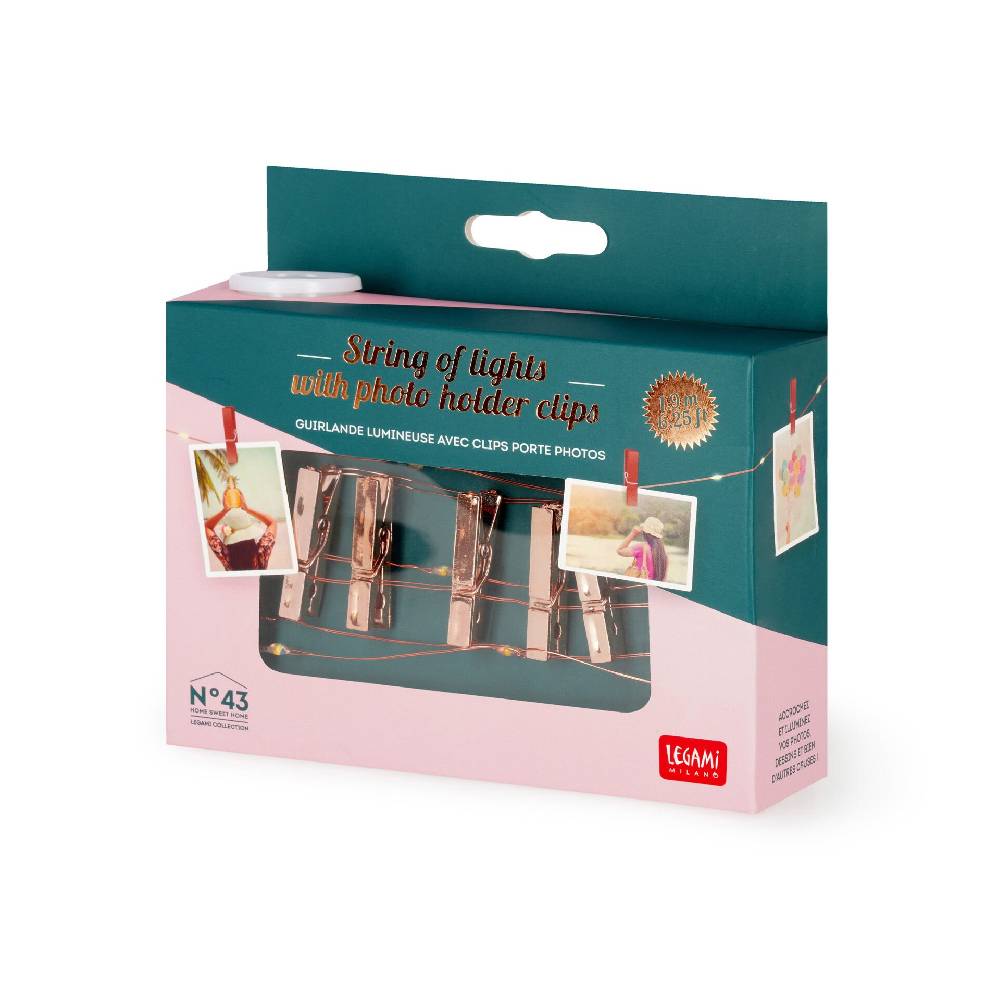 Legami Filo di Luci Decorative con Clip Portafoto Economico