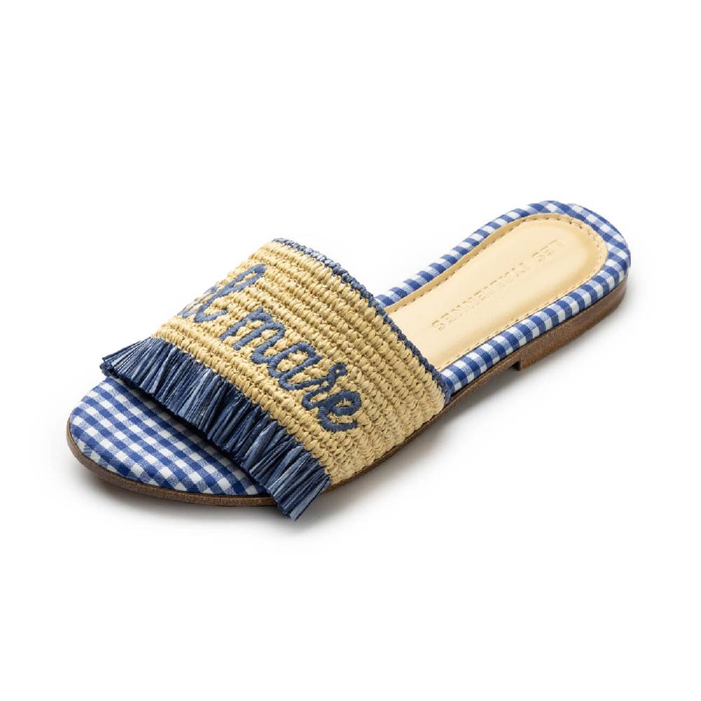 Les Italiennes Portami al Mare – Blu/Beige Vichy 2025