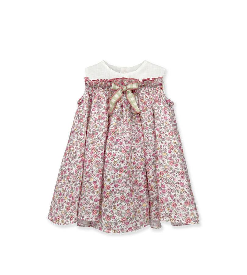 La Stupenderia PINK AND ORANGE FLOWER DRESS I Più Venduti