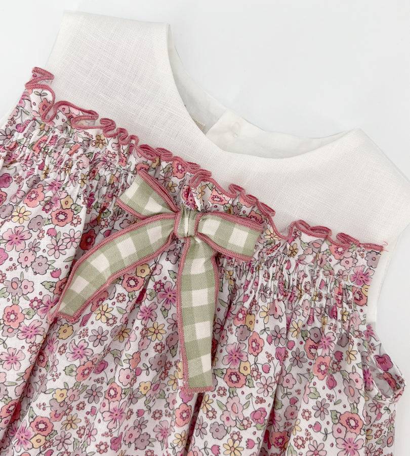 La Stupenderia PINK AND ORANGE FLOWER DRESS I Più Venduti