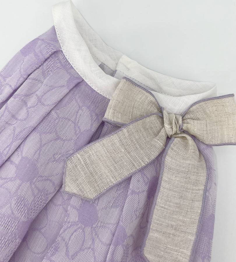 La Stupenderia LILAC DRESS WITH FLOWERS Vendite Flash