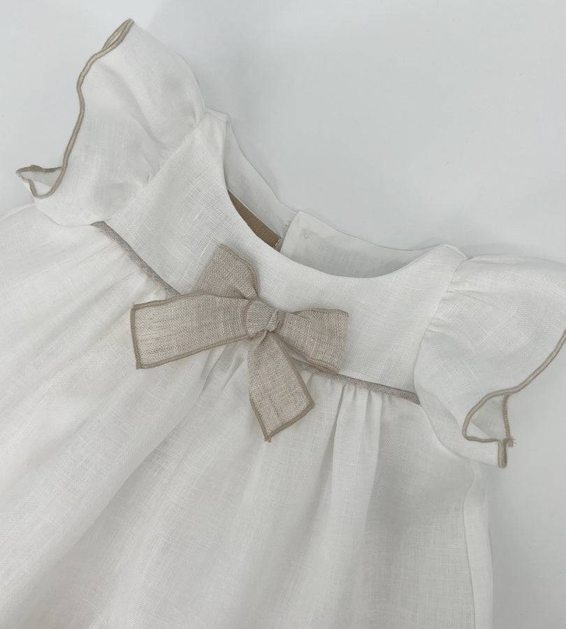 La Stupenderia WHITE LINEN DRESS Negozio