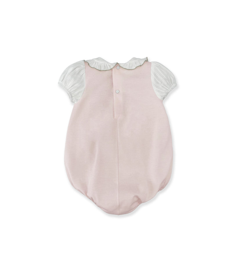 La Stupenderia PINK AND WHITE ROMPER Nuovo