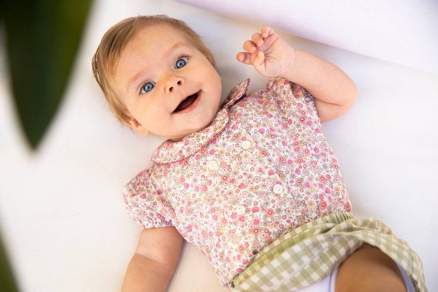 La Stupenderia COMPLETO A FIORI CON GONNELLINA Negozi Online