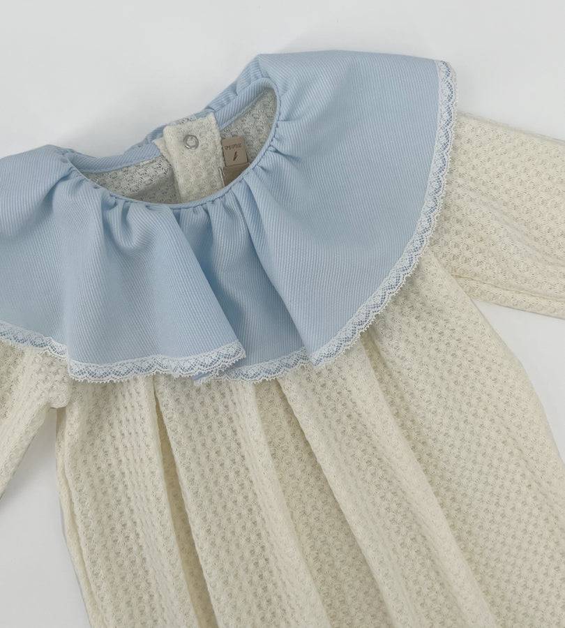 La Stupenderia LIGHT BLUE NECK KNITTED ROMPER Fino Al -60%
