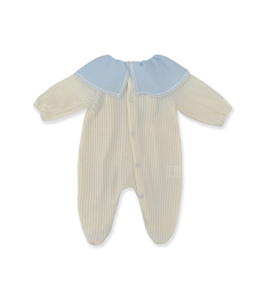 La Stupenderia LIGHT BLUE NECK KNITTED ROMPER Fino Al -60%