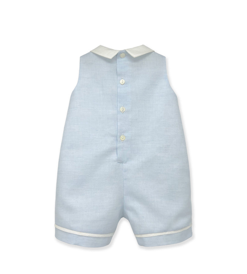 La Stupenderia BLUE LINEN ROMPER Online