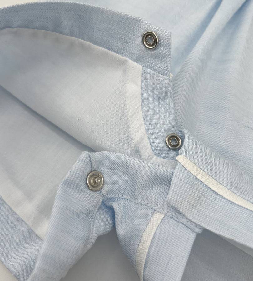 La Stupenderia BLUE LINEN ROMPER Online
