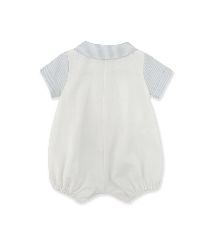 La Stupenderia WHITE AND BLUE ONESIE Hotsell