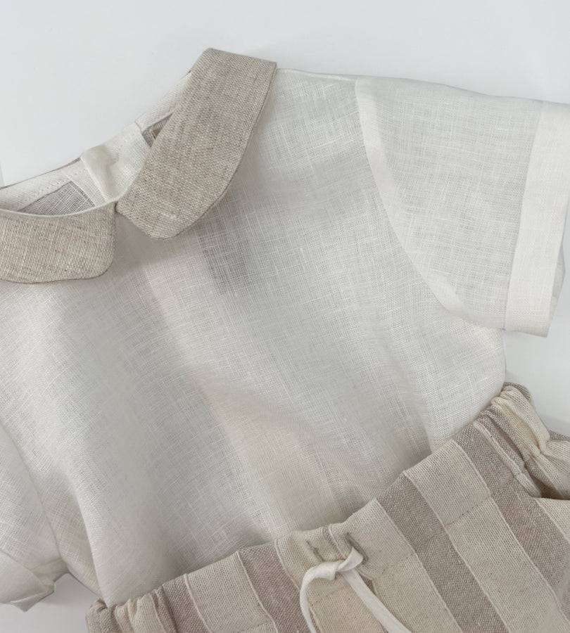 La Stupenderia COMPLETO RIGHE BEIGE Vendite Flash
