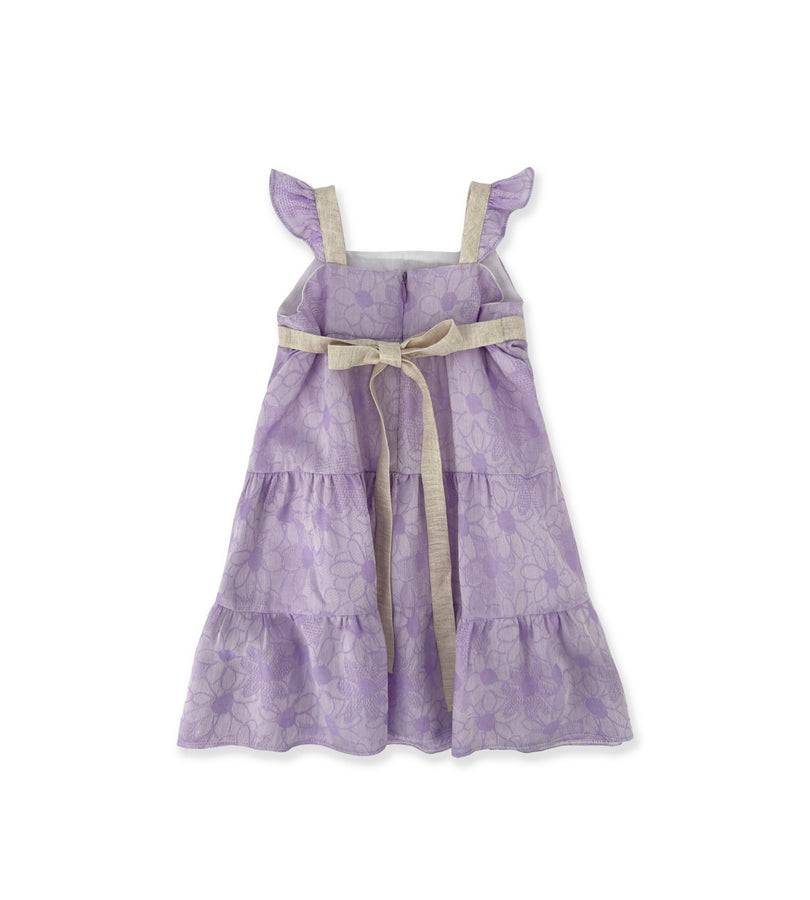 La Stupenderia LILAC RUFFLED DRESS Nuovo