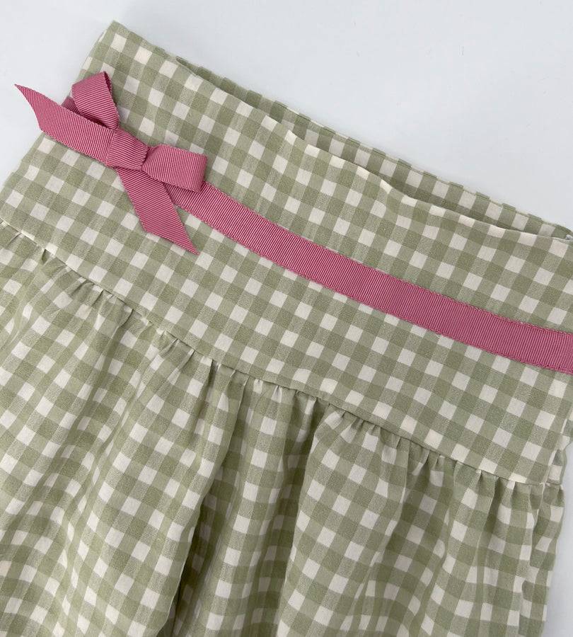 La Stupenderia PANTALONE VICHY VERDE Qualità