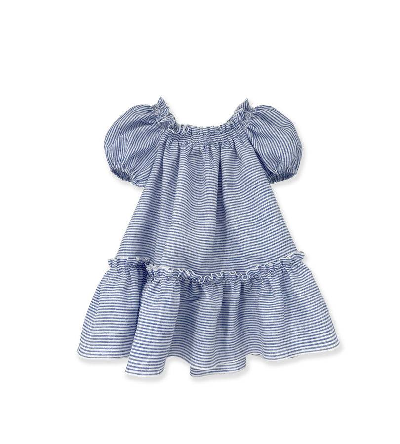 La Stupenderia WHITE AND BLUE STRIPED DRESS Vendita