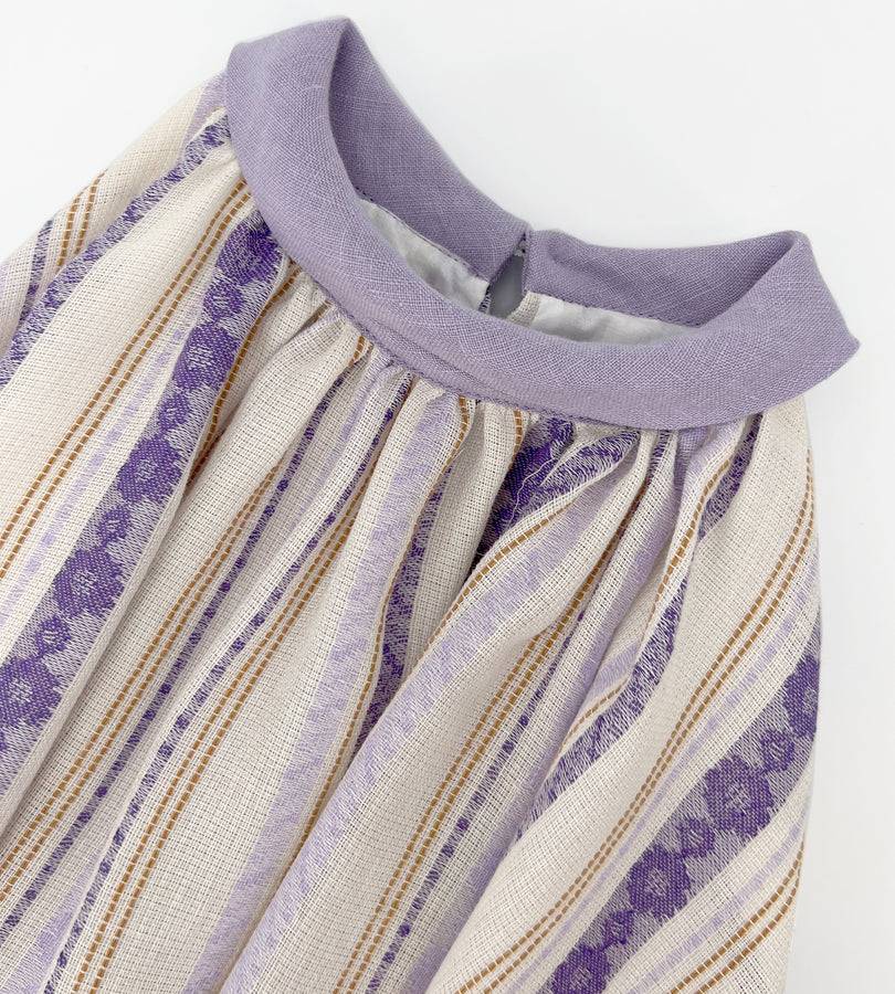 La Stupenderia BEIGE AND LILAC DRESS Promozione