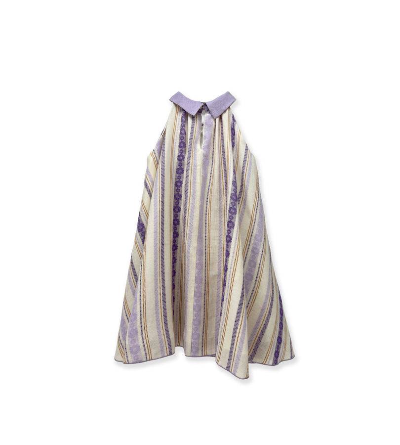 La Stupenderia BEIGE AND LILAC DRESS Promozione