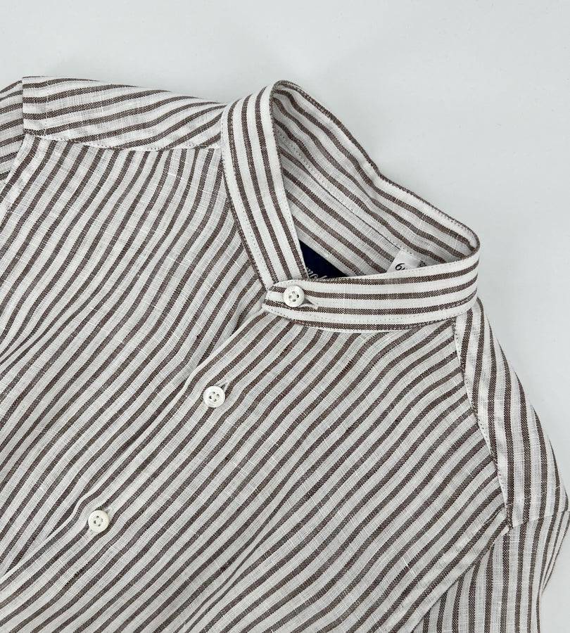 La Stupenderia CAMICIA RIGHE TABACCO Qualità Garantita