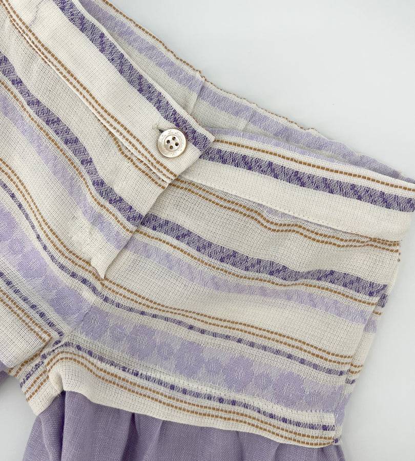 La Stupenderia SHORTS A RIGHE LILLA Fino Al -60%