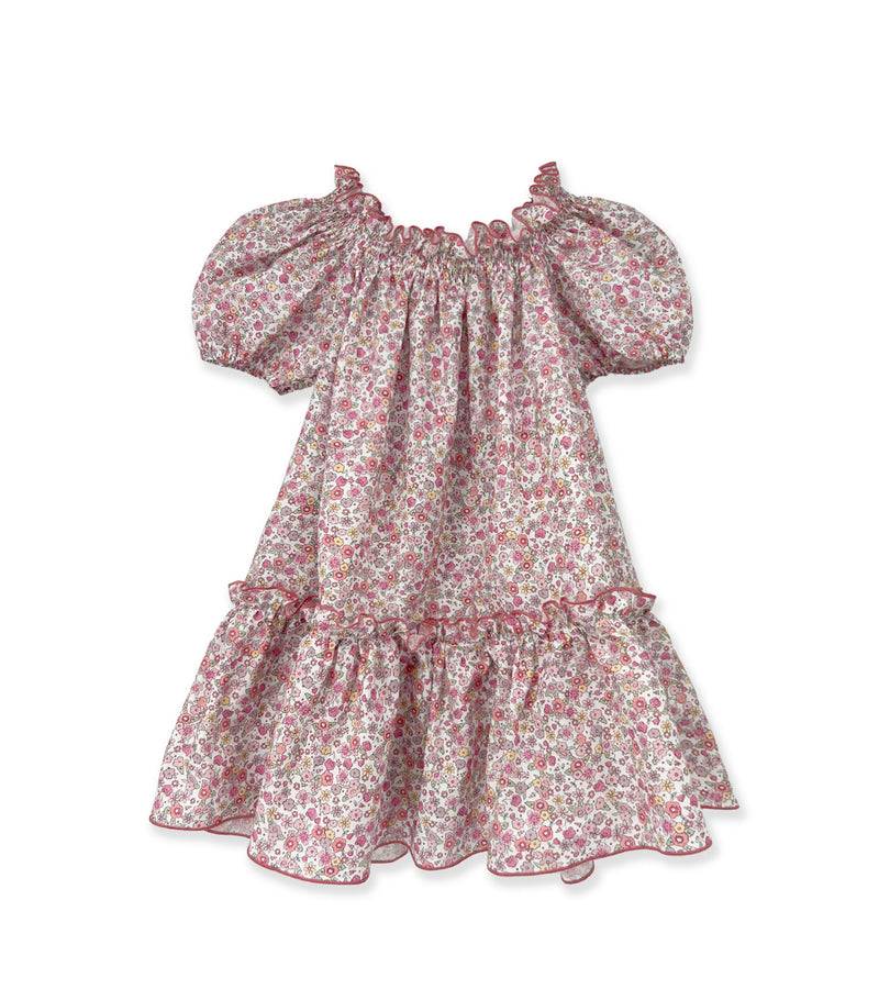 La Stupenderia FLORAL DRESS WITH GREEN BOW Sconto