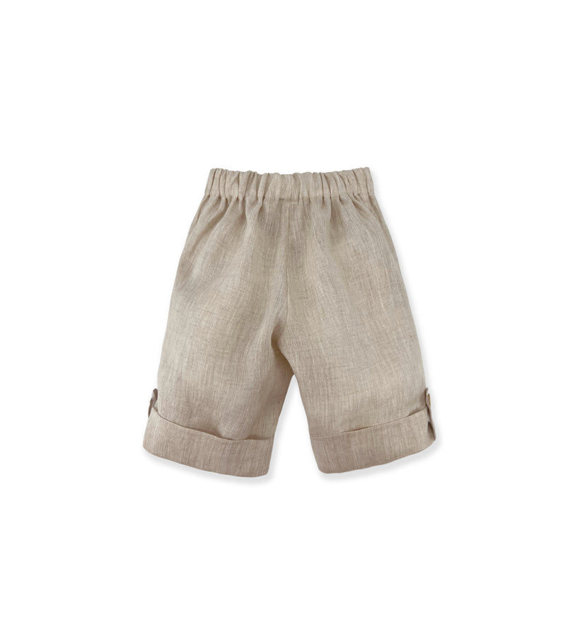 La Stupenderia BERMUDA LINO BEIGE In Saldo