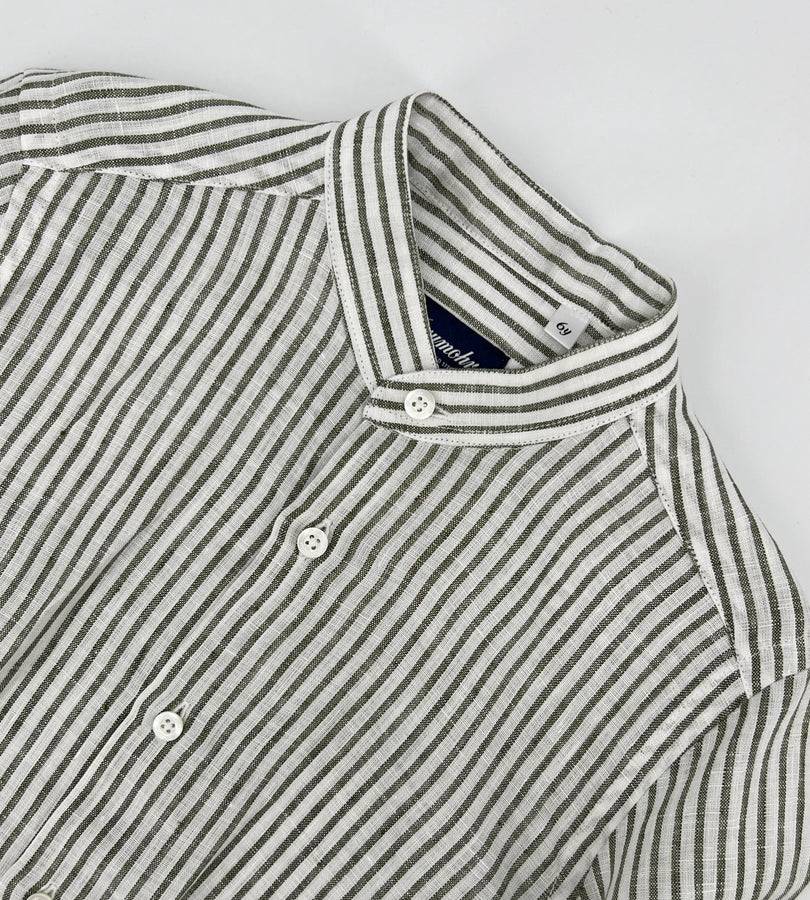 La Stupenderia CAMICIA RIGHE VERDI Nuovo