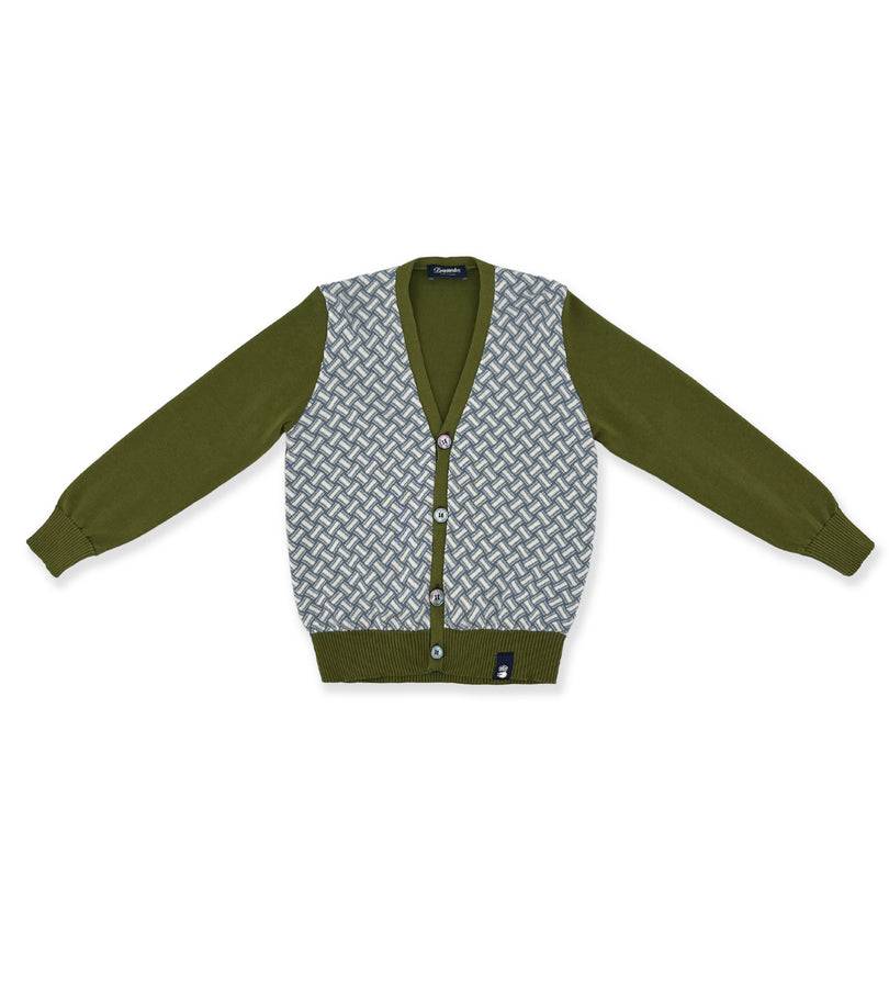 La Stupenderia CARDIGAN RAZOR BLADE VERDE Acquista Ora