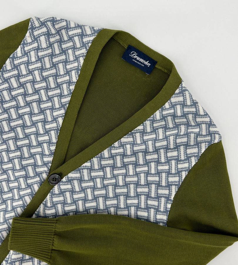 La Stupenderia CARDIGAN RAZOR BLADE VERDE Acquista Ora