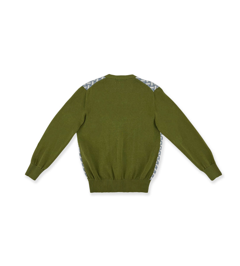 La Stupenderia CARDIGAN RAZOR BLADE VERDE Acquista Ora