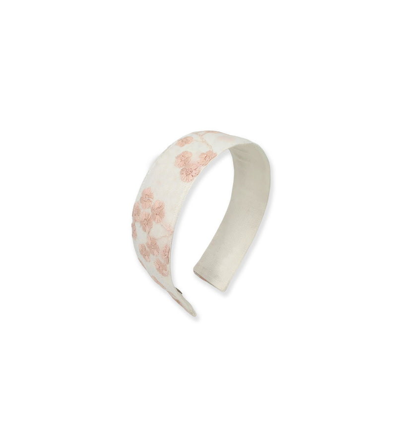 La Stupenderia PINK EMBROIDERED HEADBAND Economico