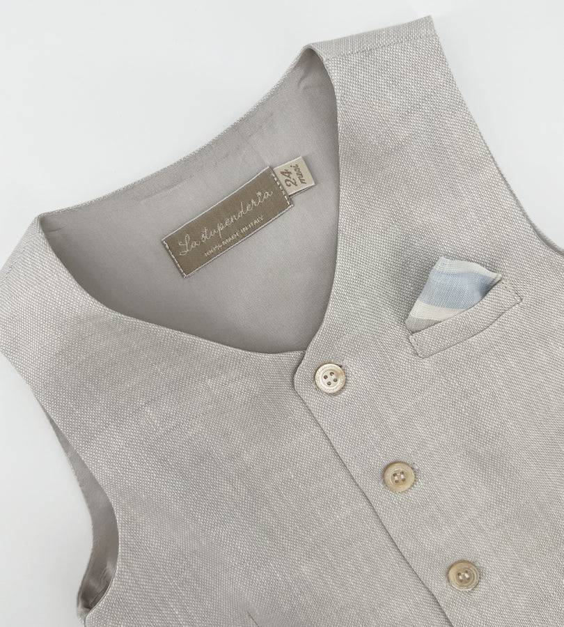 La Stupenderia BEIGE LINO VEST Offerta