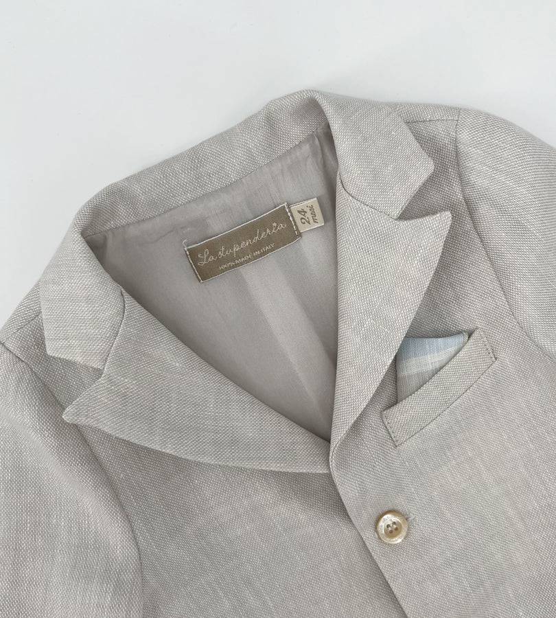 La Stupenderia BEIGE LINEN JACKET Economico