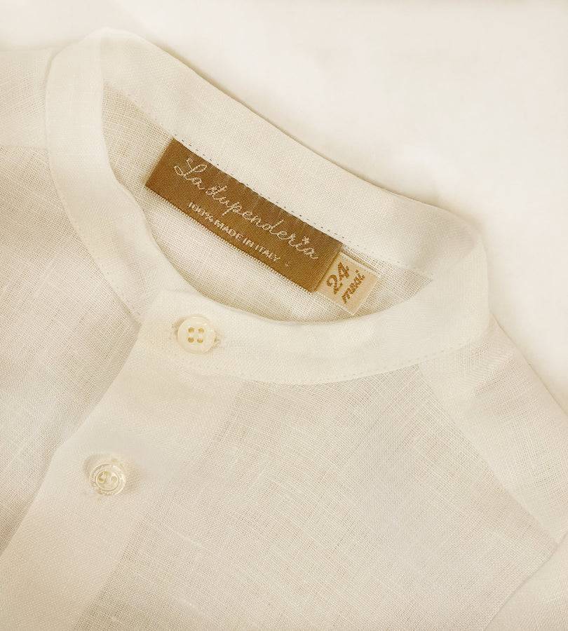 La Stupenderia WHITE LINEN SHIRT Online