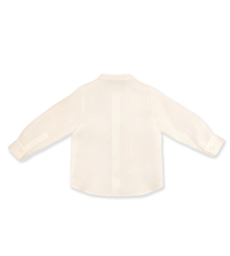 La Stupenderia WHITE LINEN SHIRT Online