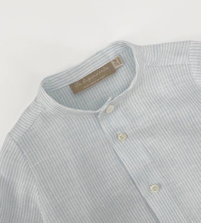 La Stupenderia STRIPED LINEN SHIRT Trasporto libero internazionale