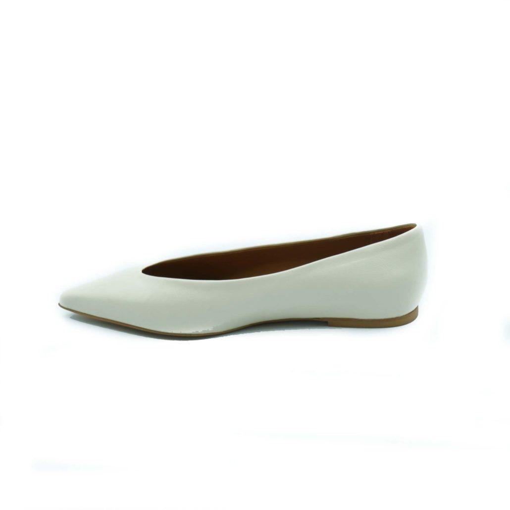 Lea Gu ballerina in nappa, tacco 10mm In Saldo