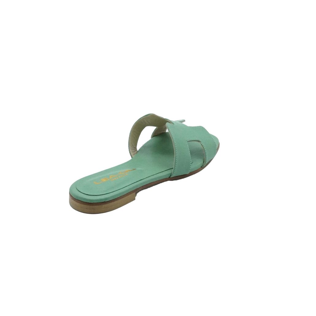 Lea Gu ciabattina in nappa, fascia frontale, punta quadrata, tacco 10mm Acquista Ora