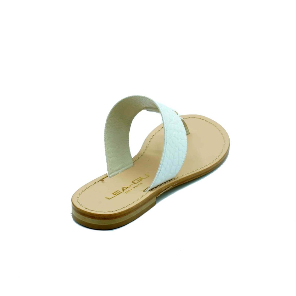 Lea Gu ciabattina infradito in nappa stampa cocco, accessorio frontale, tacco 10mm Comprane uno, ottenene uno gratis
