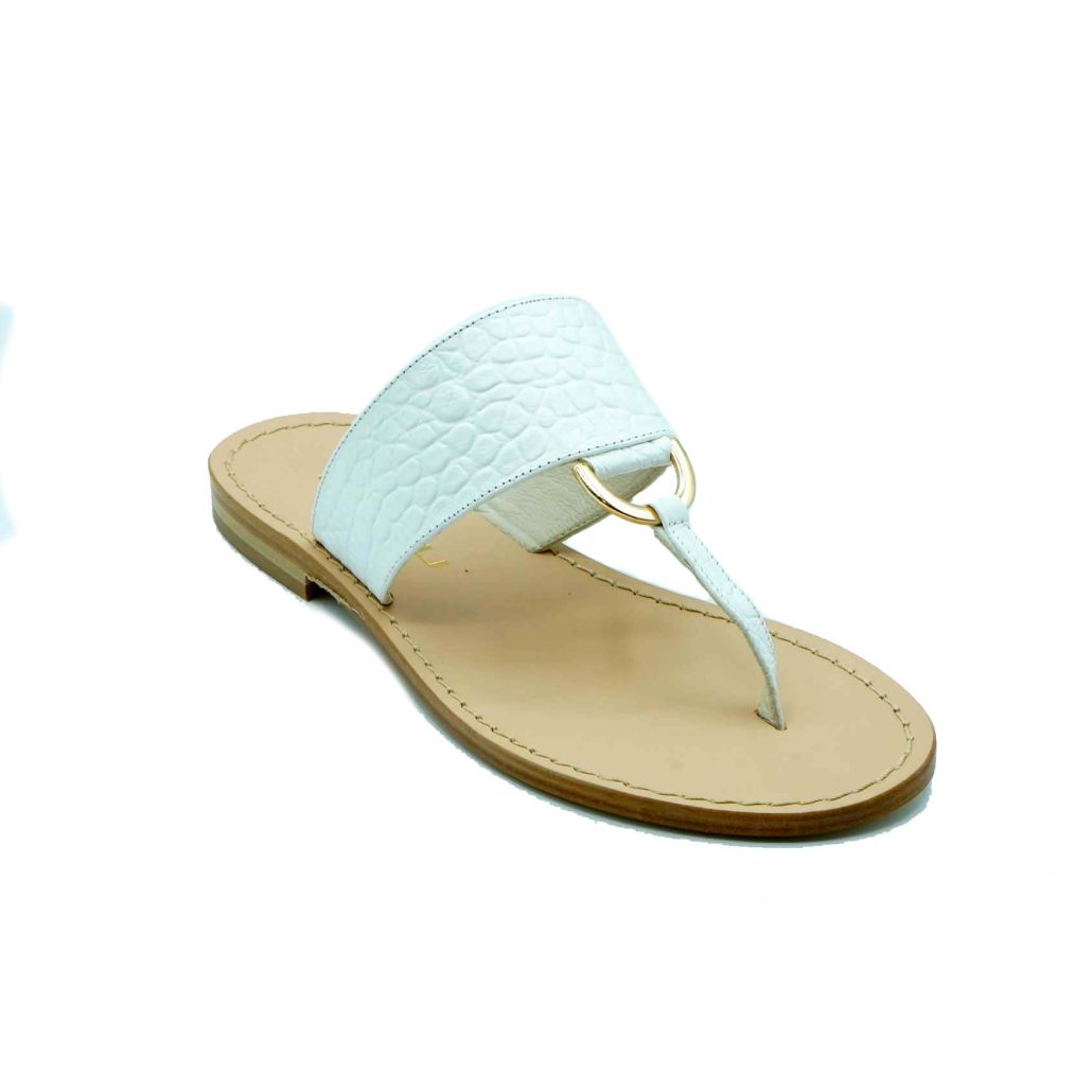Lea Gu ciabattina infradito in nappa stampa cocco, accessorio frontale, tacco 10mm Comprane uno, ottenene uno gratis