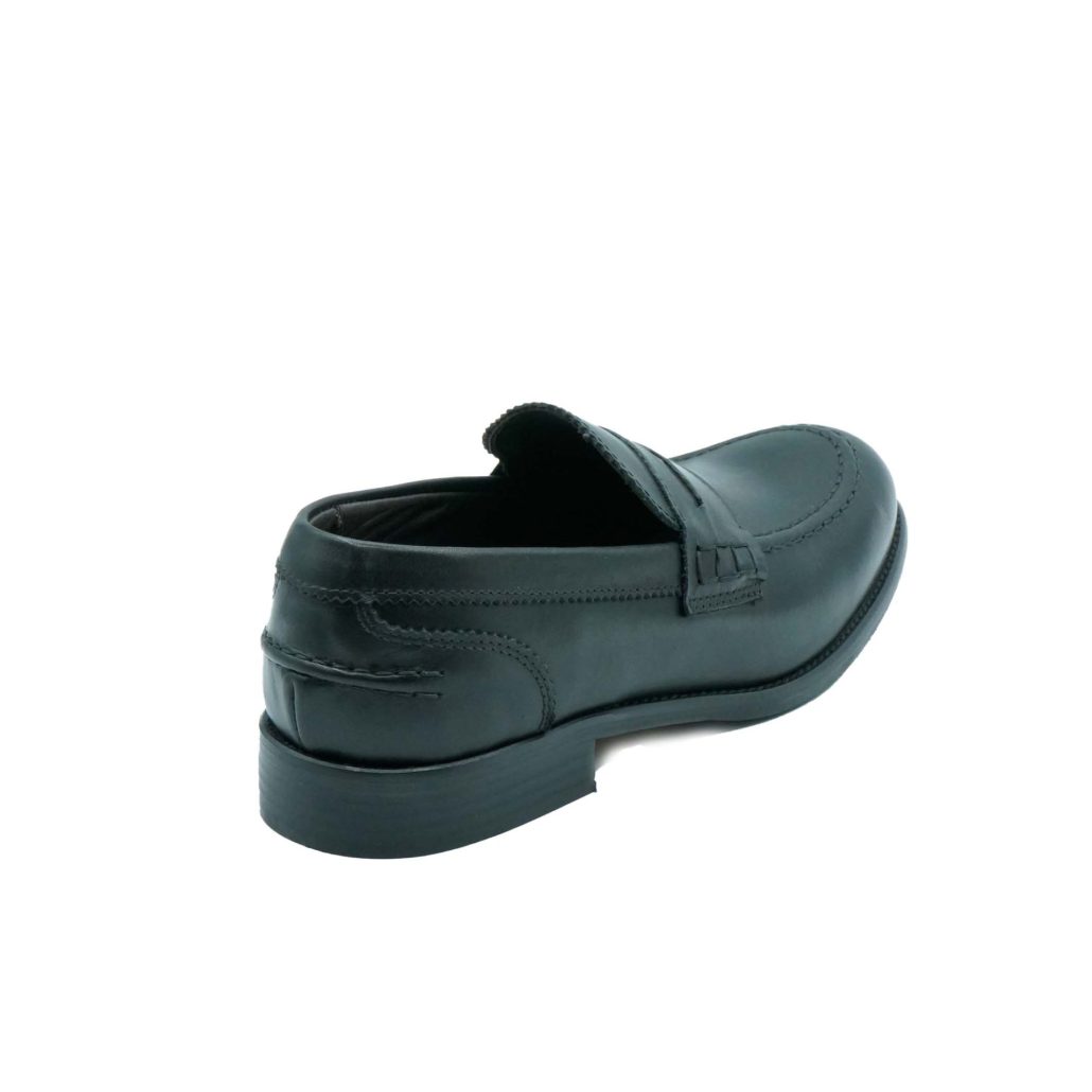 Lea Gu mocassino in vitello, bocca di leone frontale, tacco 25mm Online