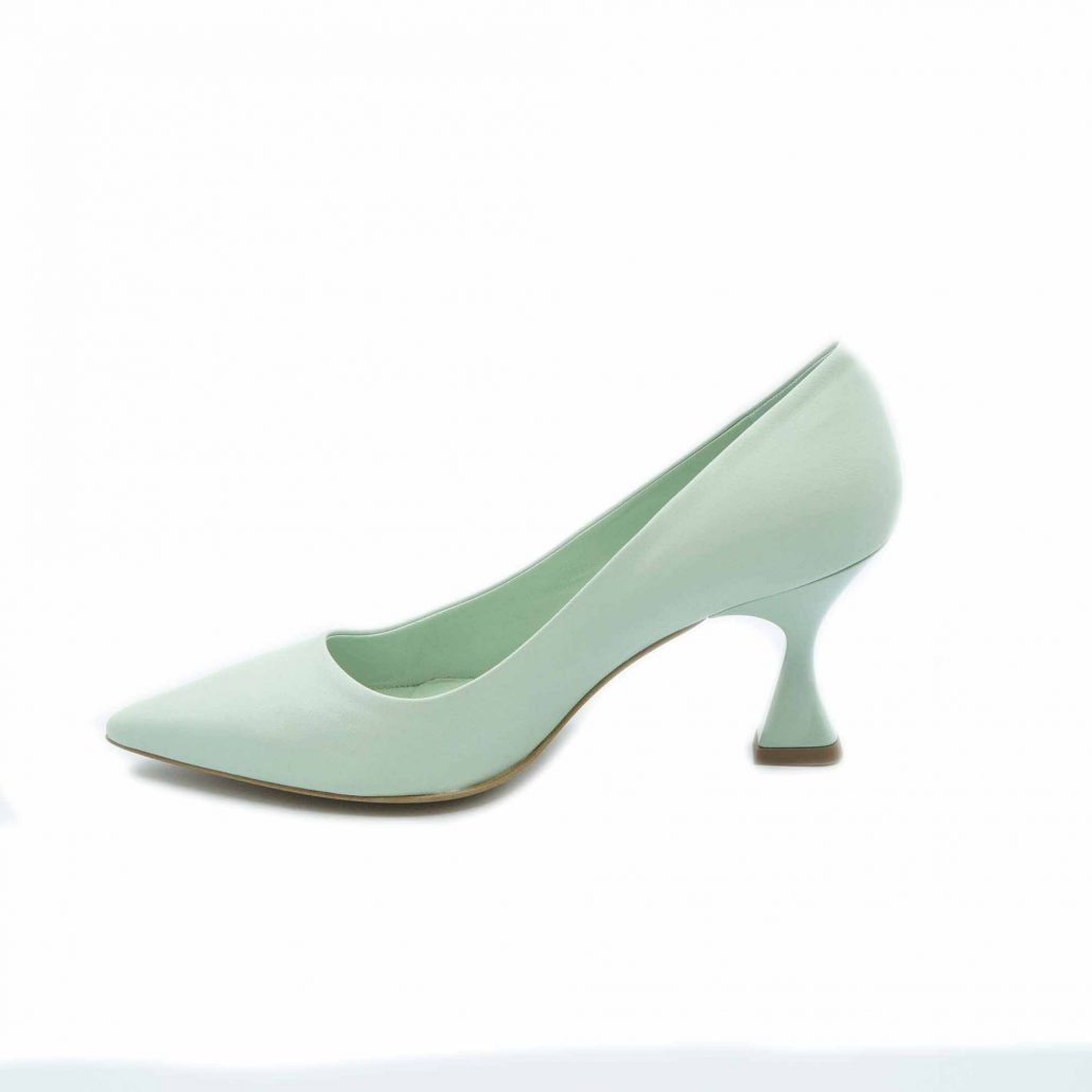 Lea Gu decollete’ in nappa , tacco in plex 70 mm Qualità Garantita