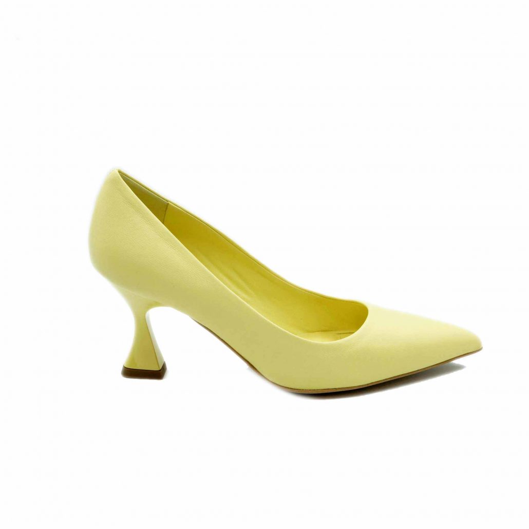 Lea Gu decollete’ in nappa , tacco in plex 70 mm Qualità Garantita