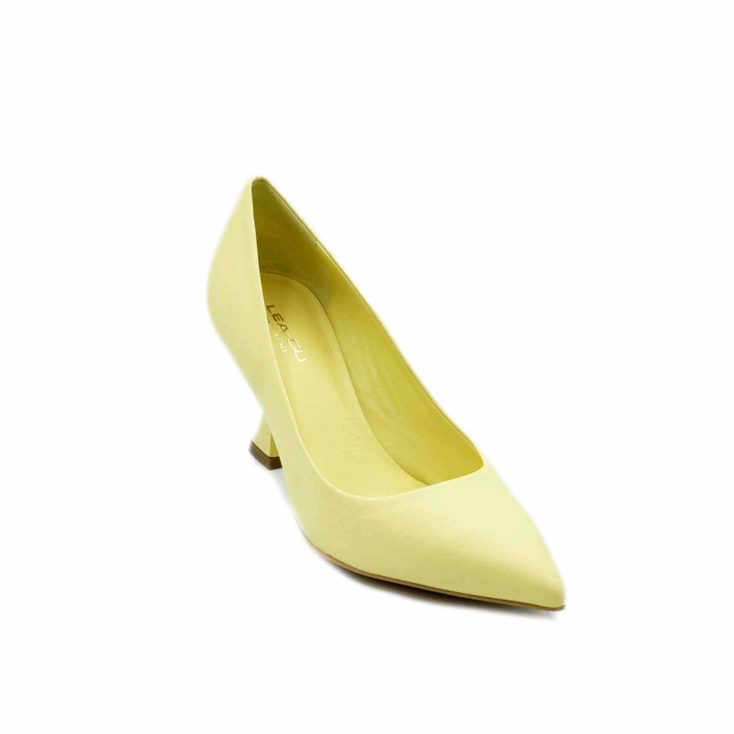 Lea Gu decollete’ in nappa , tacco in plex 70 mm Qualità Garantita